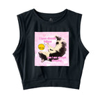 Yes I Am Always Sleeping Sleeveless Crop Top