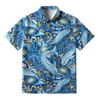 Whales In The Ocean Button-up Shirt