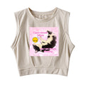Yes I Am Always Sleeping Sleeveless Crop Top