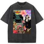 Cats' Carnival Washed T-Shirt