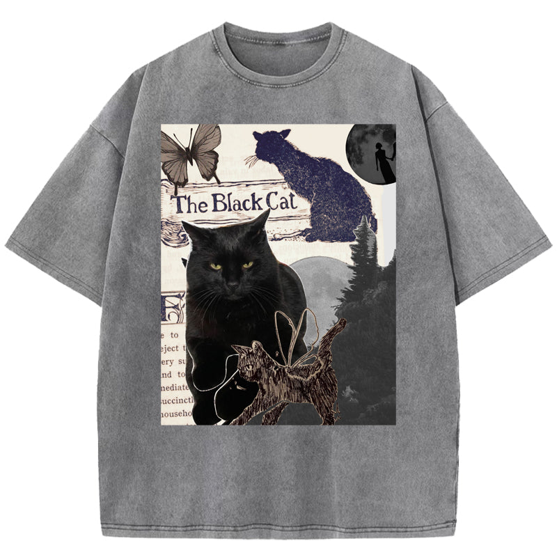The Black Cats Vintage Washed T-Shirt