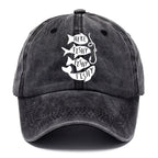 Here Fishy Fishy Fishy!! Washed Cap