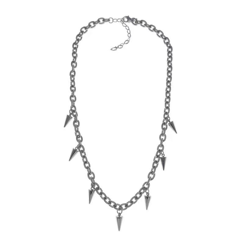Tassel Rivet Hip-Hop Necklace