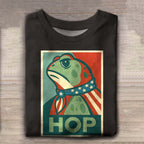 Portland Frog Women's Crew Neck Print T-Shirt