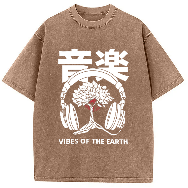 Music DJ Hip Hop Washed T-Shirt