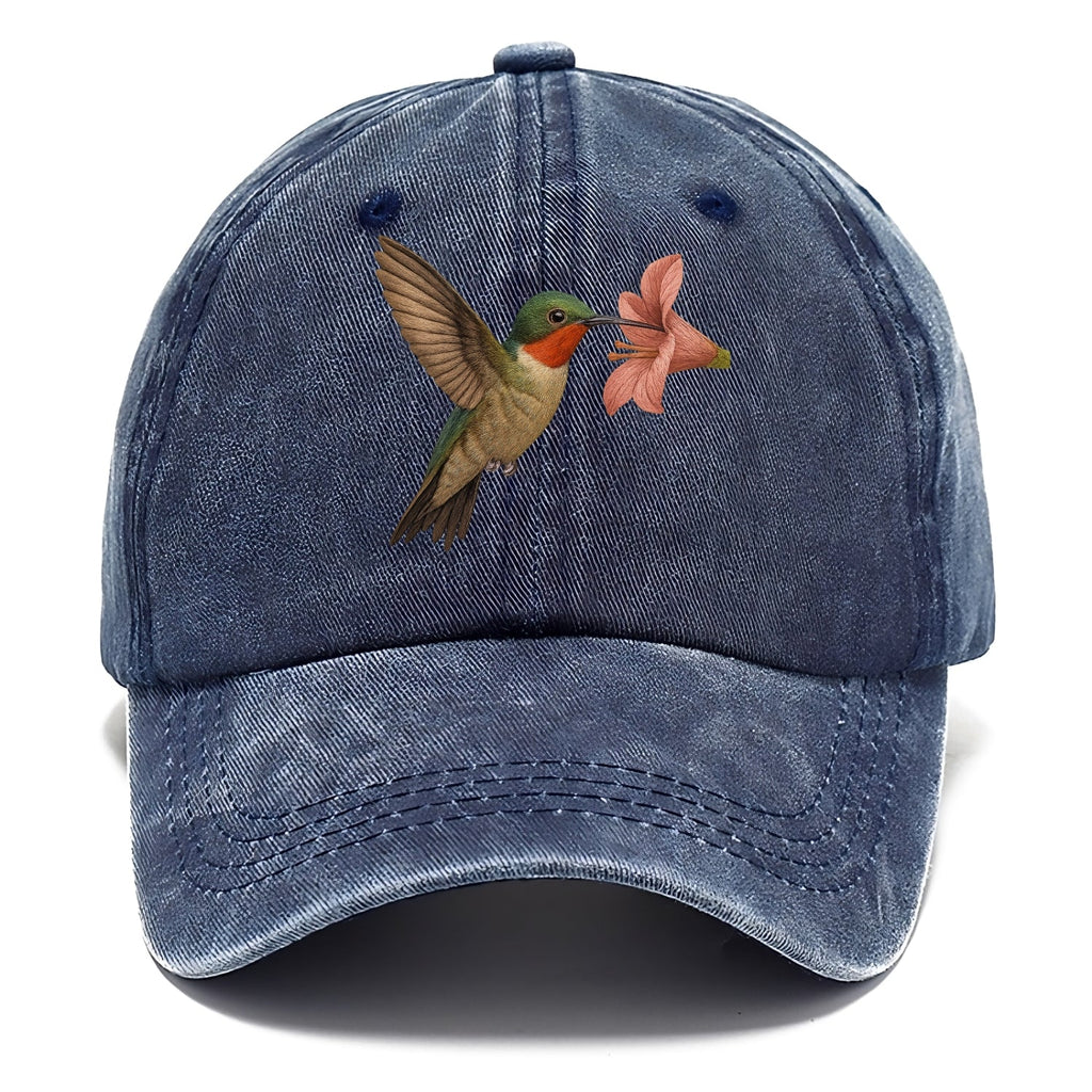 Hummingbird Haven Washed Cap