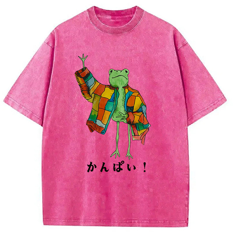 Cheers Frog Washed T-Shirt