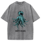 Dirty Heads Blue Octopus Washed T-Shirt