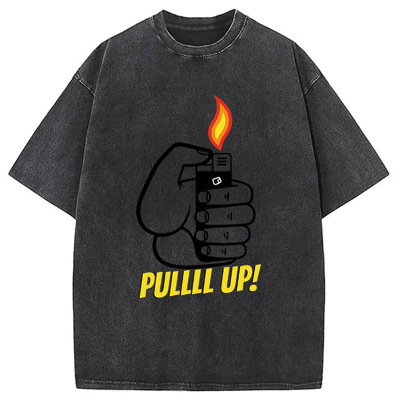 PULLLL UP! Washed T-Shirt