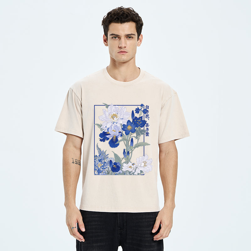 Blossoms Of The Firmament Washed T-Shirt