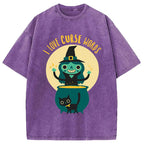 Witch I Love Curse Words Washed T-Shirt