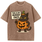 This Is My Murder Face Washed T-Shirt
