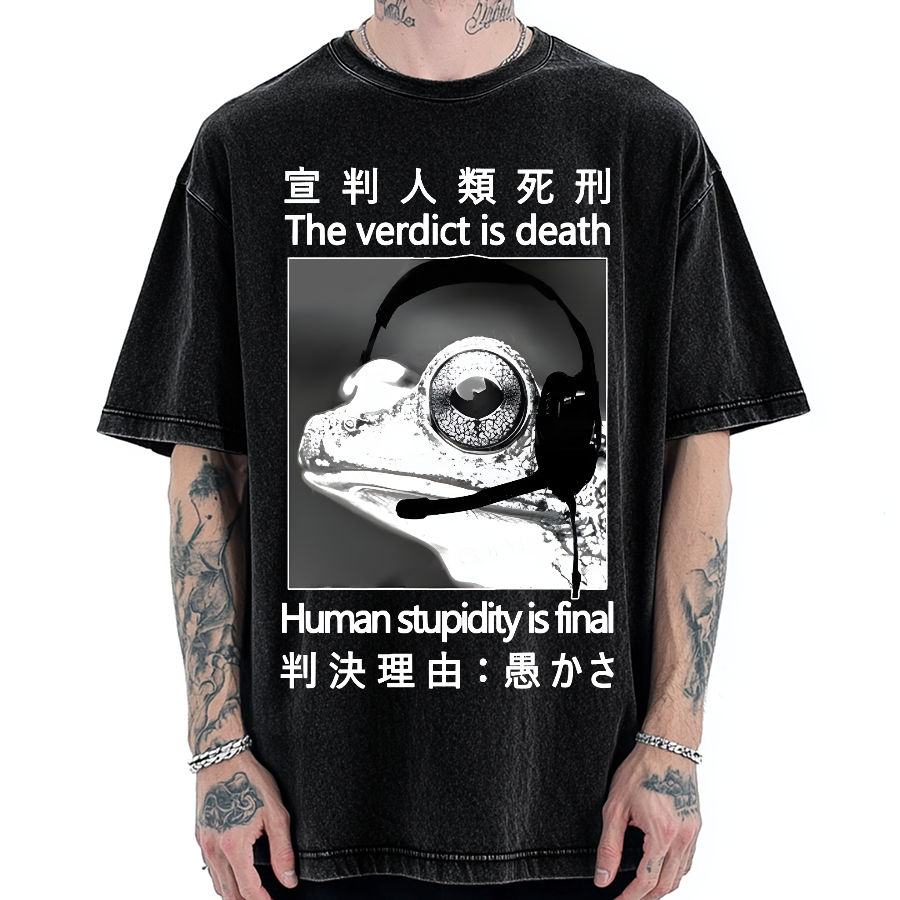 Frog Judge Vintage Washed T-shirt