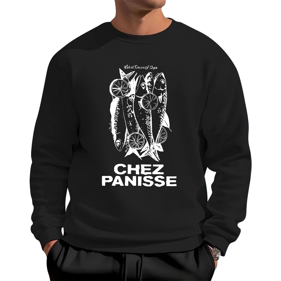 CHEZ PANISSE Cotton Pullover Sweatshirt