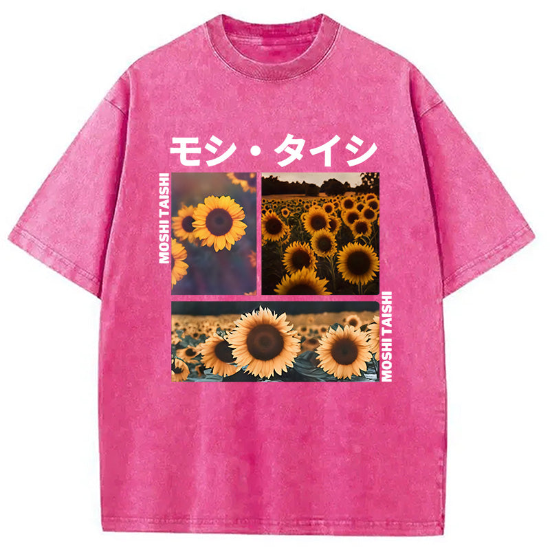 Sunflower Japanese Tokyo Washed T-Shirt
