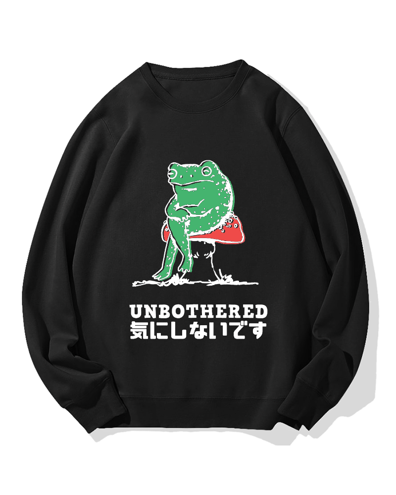 Unbothered Cotton Sweatshirt