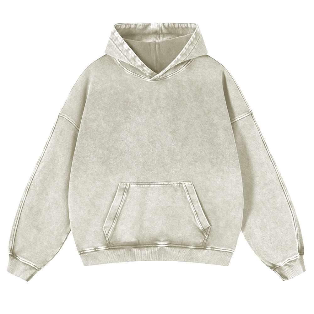 Okinawa Hattori Hanzo Vintage Washed Cotton Back Art Hoodie