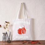 Retro Boxing Gloves Manga Anime Tote Bag