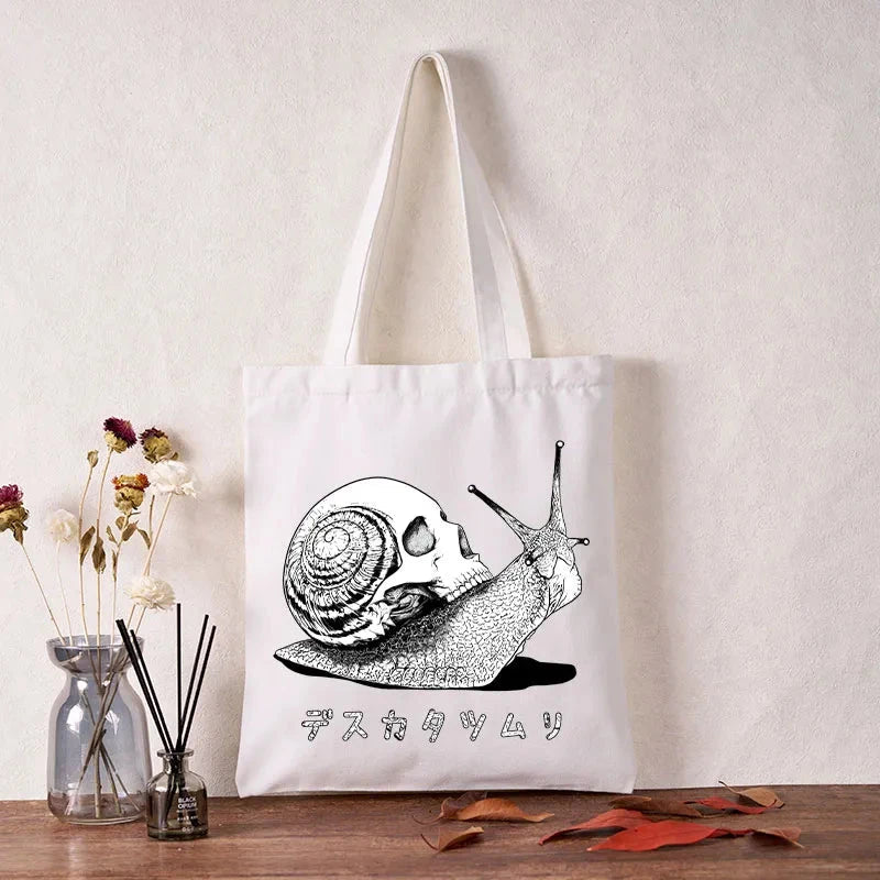 Death Snail Manga Tote Bag