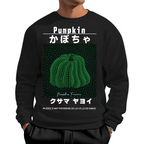 Japanese Green Punpkin Geek Cotton Sweatshirt