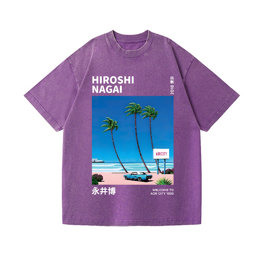 Hiroshi Nagai Vintage Wash Japanese Design T-Shirt