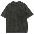 Skate Cat Washed Vintage Short Sleeves T-Shirt