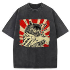 Cat Bite Washed T-Shirt
