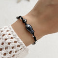 Ceramic fish woven bracelet