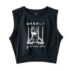 Got Too Silly Sleeveless Crop Top