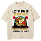 Searching For Ramen Washed T-Shirt