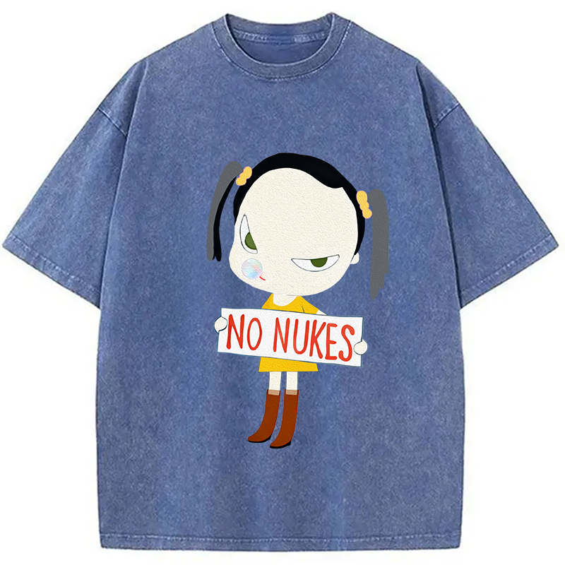 No Nukes Nara Washed T-Shirt