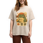 Unimpressed Frog Japanese Washed T-Shirt