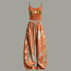 Spooky Frog Club Top & Elasticated Trousers Two-Piece Set