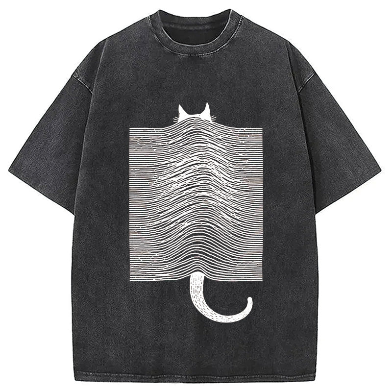 Cat Division Washed T-Shirt