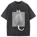 Cat Division Washed T-Shirt