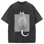 Cat Division Washed T-Shirt