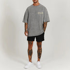 Polka Dot Fish Washed Vintage Short Sleeves T-Shirt
