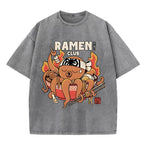 Octopus Ramen Japan Washed T-Shirt