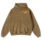 Ramen Lucky Cat Vintage Washed Cotton Back Art Hoodie