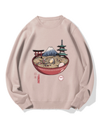 Fuji Mountain Ramen Cotton Sweatshirt