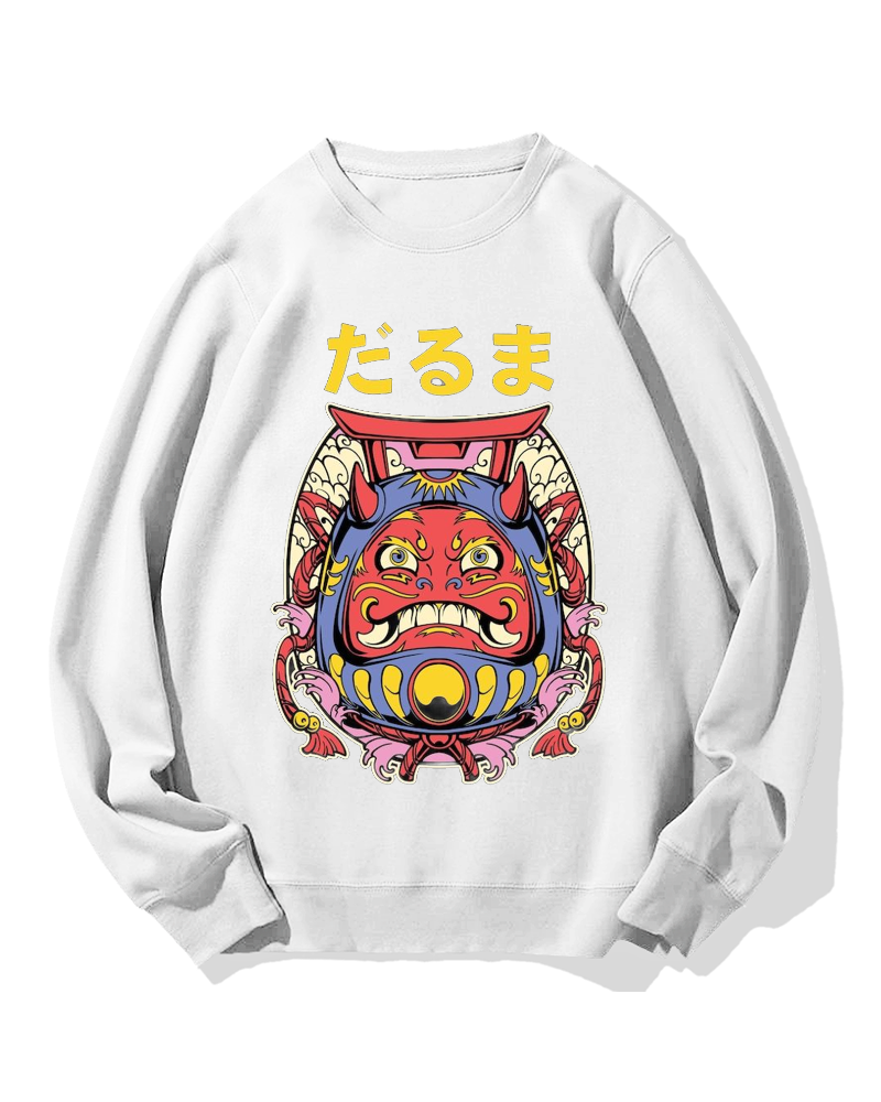 Japanese Daruma Cotton Sweatshirt