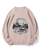 Adventure Travel in Japan Cotton Sweatshirt