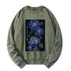 The Sea Of Flowers In The Darkness Washed Sweatshirt