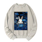 Whispers Of The Rabbit Among The Flowers Washed Sweatshirt