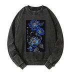 The Sea Of Flowers In The Darkness Washed Sweatshirt