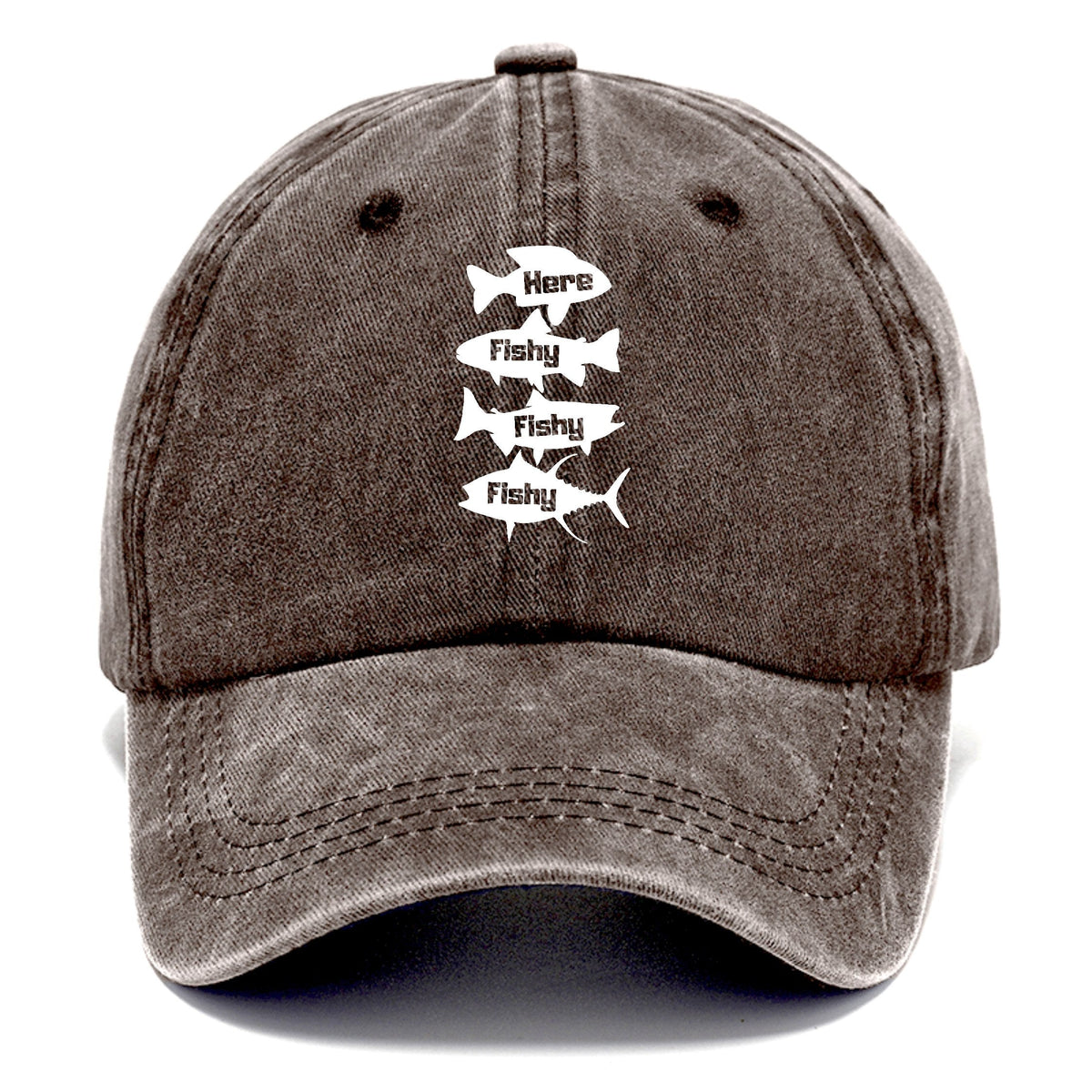 Here Fishy Fishy Fishy! Washed Cap