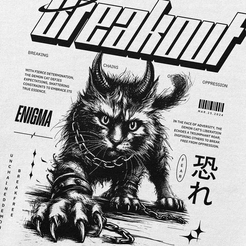 Breakout Cat Classic T-Shirt