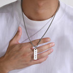 Personalized Engraved Japanese Necklace