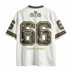Retro Japanese Wild Cat Jersey Shirts