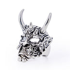 Oni Mask Retro Japanese Ring